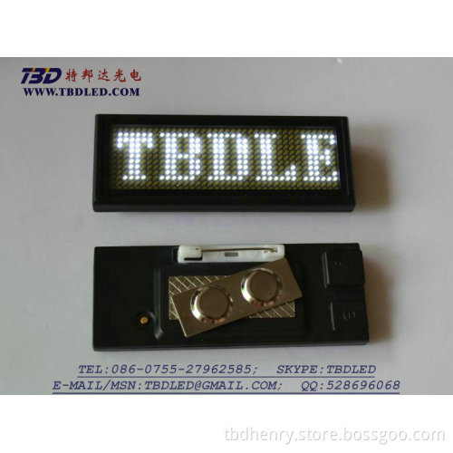 led mini moving sign board-B1238W